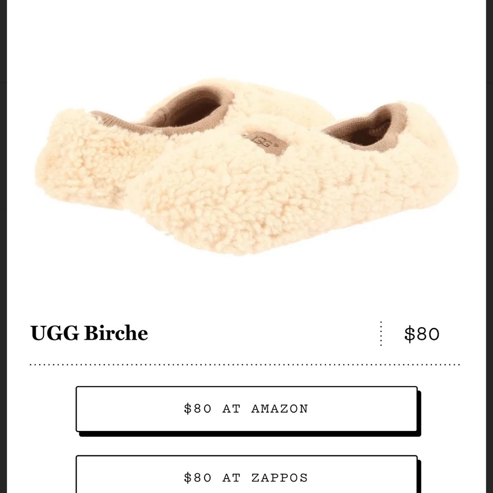 Gently used Ugg slipper in discontinued style